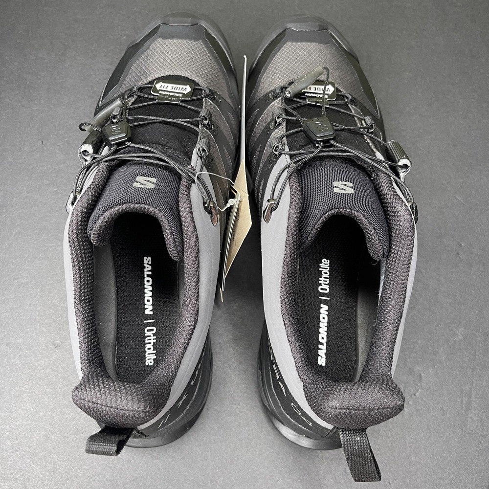 Salomon X Ultra 4 GTX Low Mens Size 12 2E Wide Black Gray Hiking Trail Shoes New - Picture 9 of 11